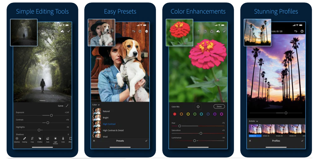Adobe Lightroom – Best Photo Editing App