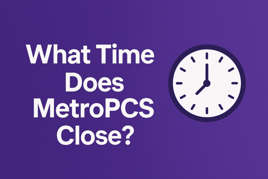 What Time Does MetroPCS Close
