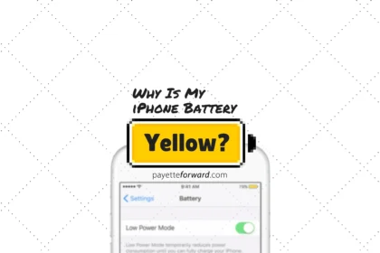 yellow color battery iphone