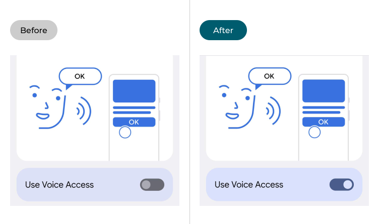 iPhone Voice Control better than Android Voice Access